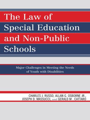 cover image of The Law of Special Education and Non-Public Schools